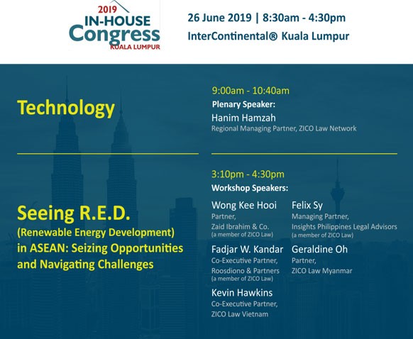 In-House Congress Kuala Lumpur 2019